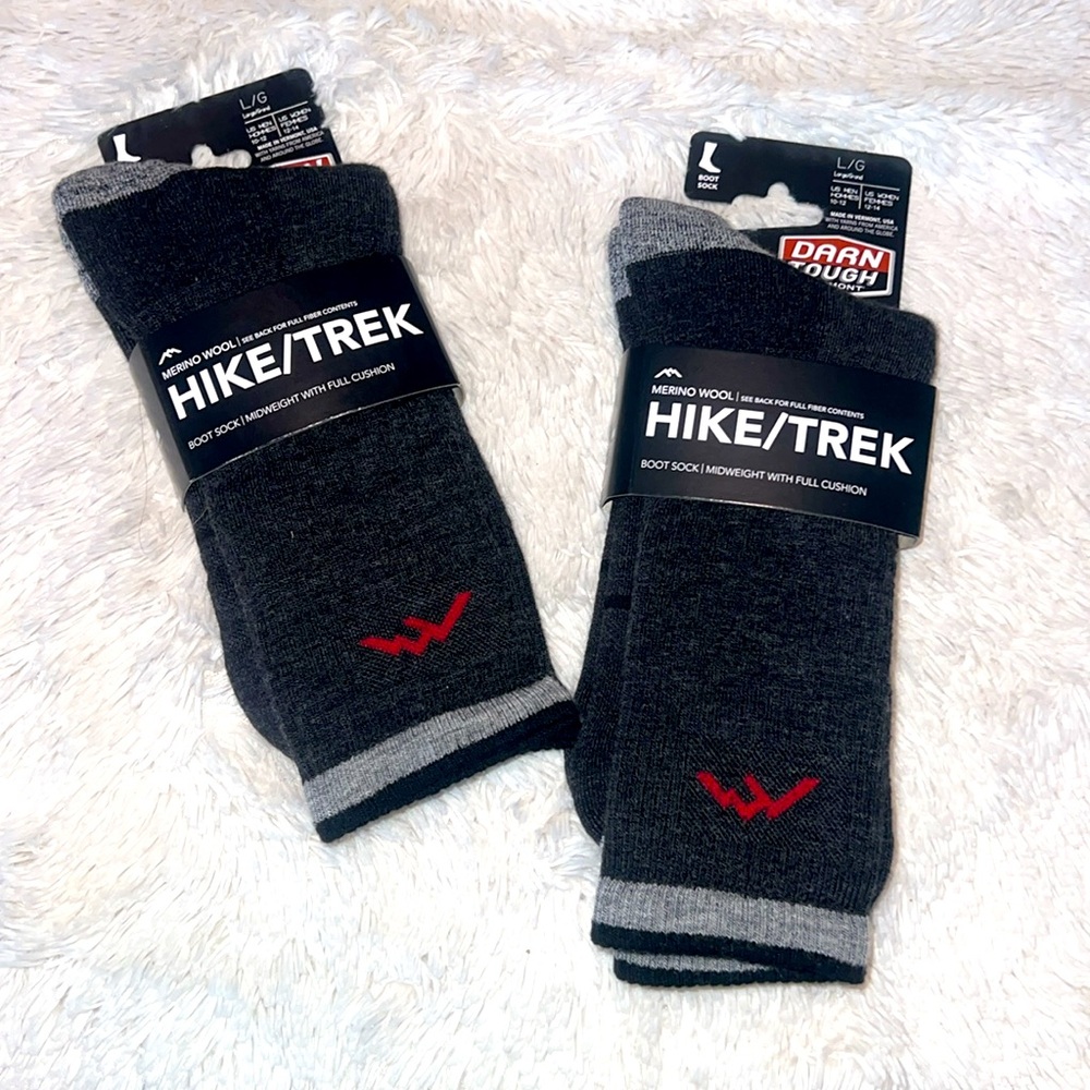 DARN TOUGH HIKE/TREK  BOOT SOCKS
